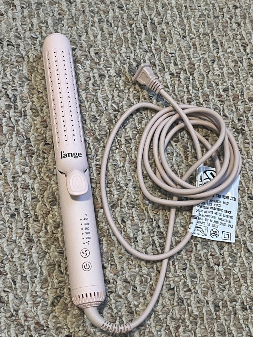 L'ange Blush Pink Le Duo 360 Airflow Styler